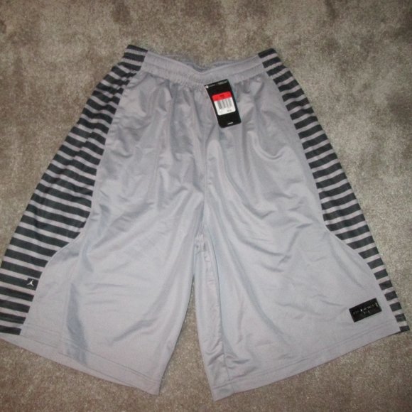 grey jordan basketball shorts
